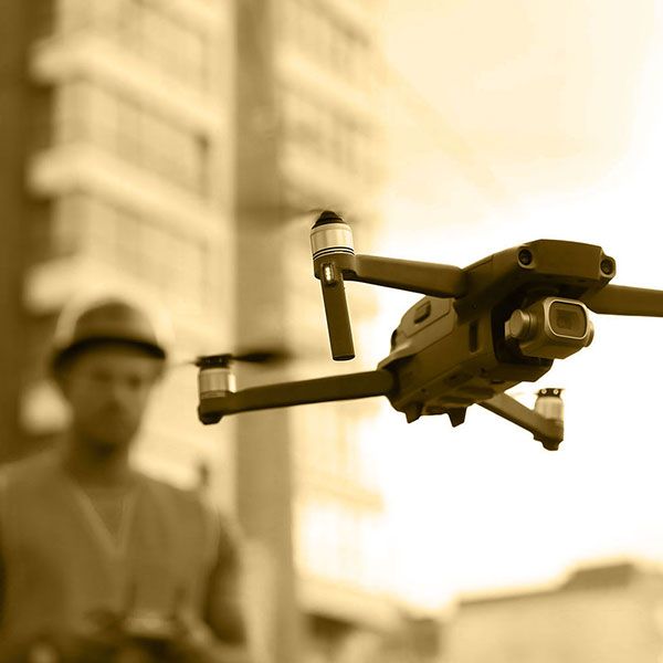 Drone surveillance chantier