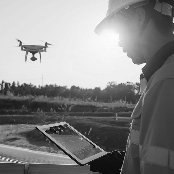Drone surveillance chantier