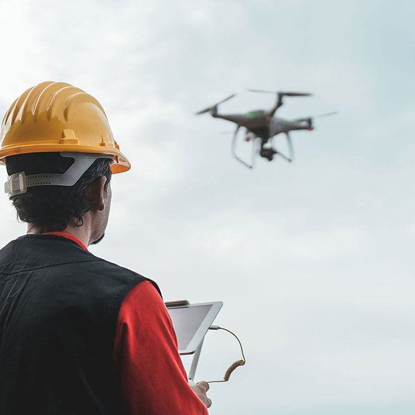 Time lapse chantier drone