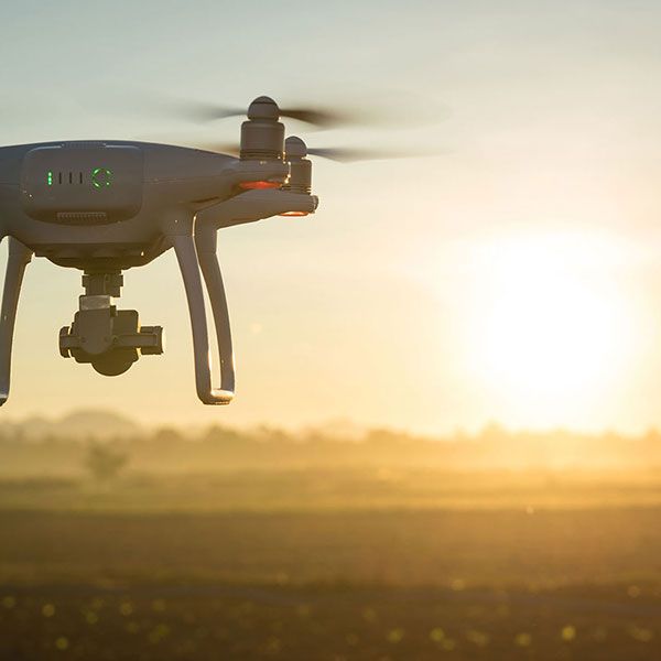 Drone surveillance chantier