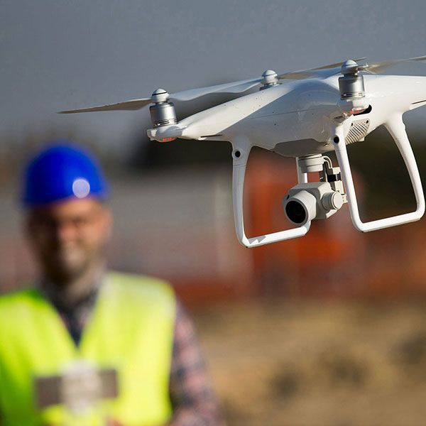 Drone surveillance chantier
