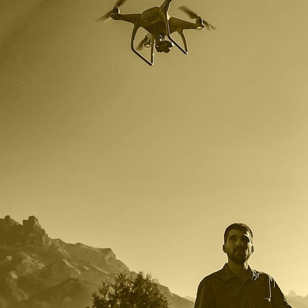Time lapse chantier drone