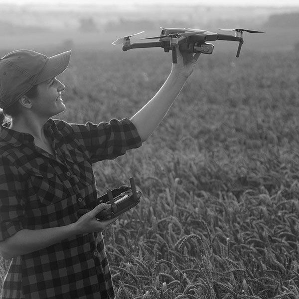 Drone surveillance chantier