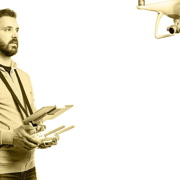 Drone surveillance chantier