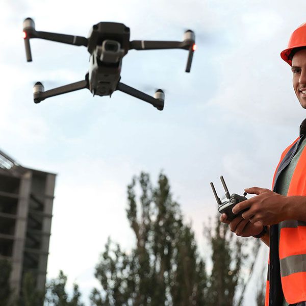 Drone suivi de chantier
