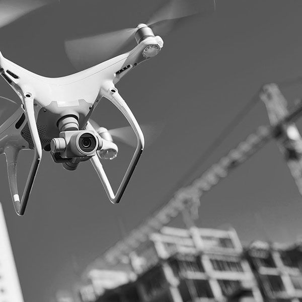 Drone suivi de chantier