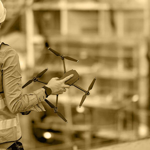 Drone suivi de chantier