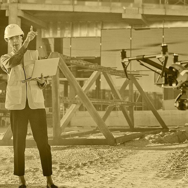 Suivi chantier drone