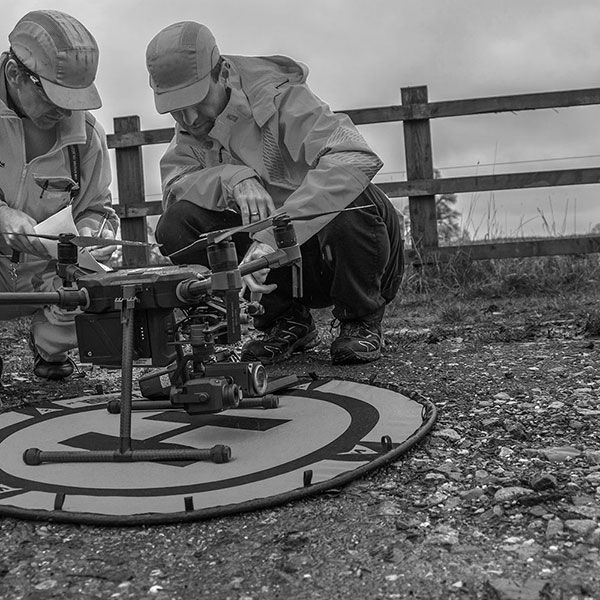 Photo chantier drone