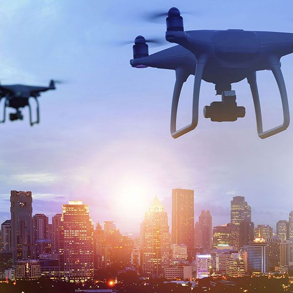 Drone surveillance chantier