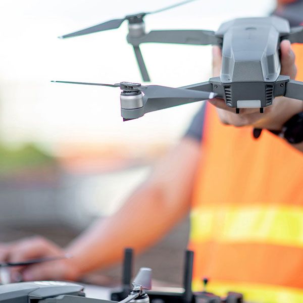 Suivi chantier drone