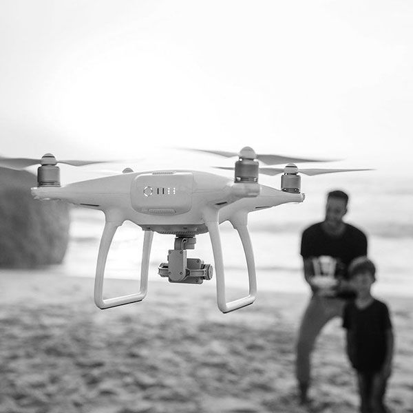 Drone surveillance chantier
