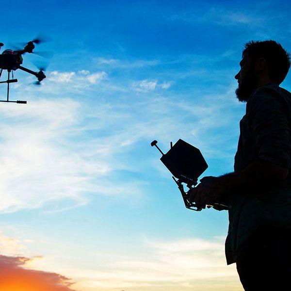 Time lapse chantier drone