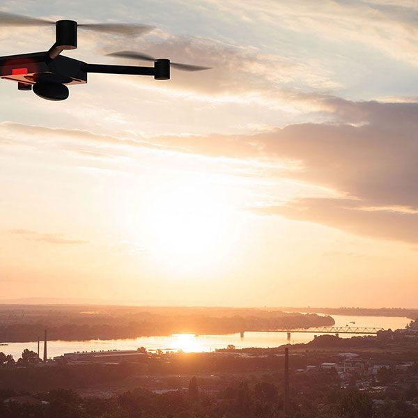 Suivi chantier drone