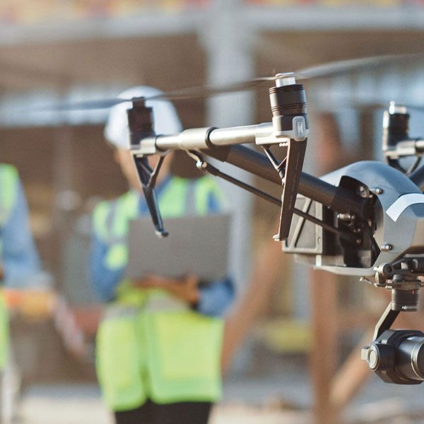 Drone surveillance chantier