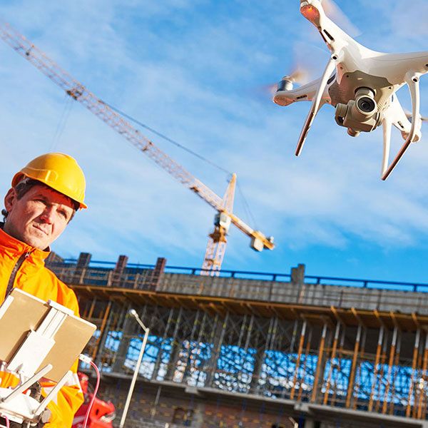 Suivi de chantier par drone