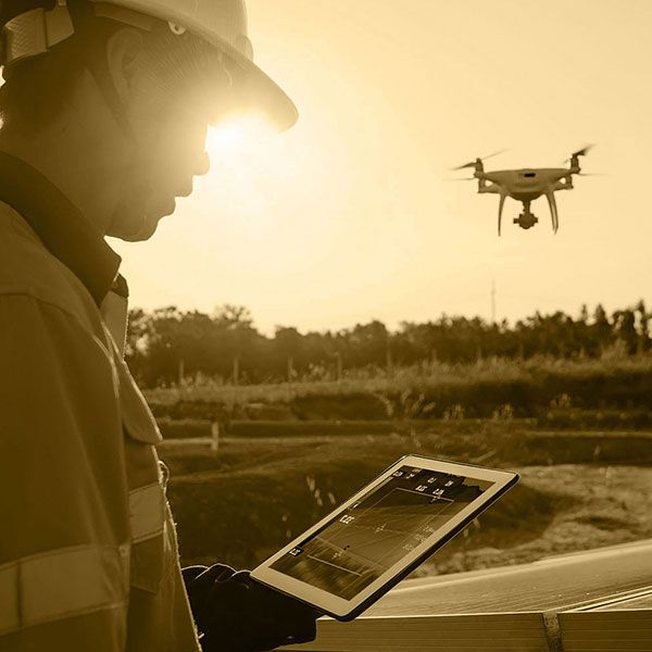 Photo chantier drone