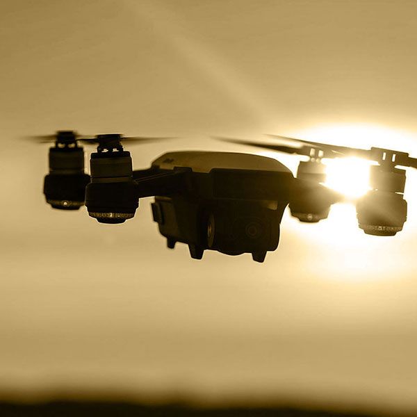 Drone surveillance chantier