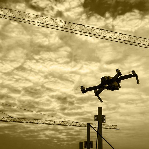 Time lapse chantier drone