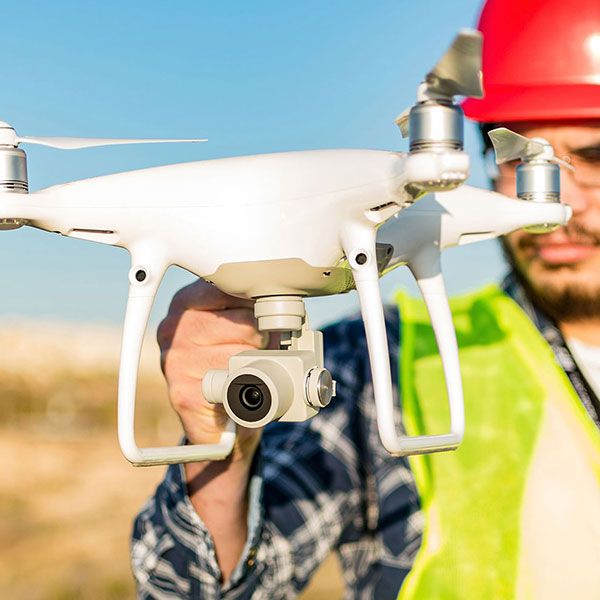 Drone surveillance chantier