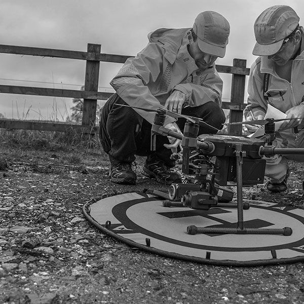 Time lapse chantier drone