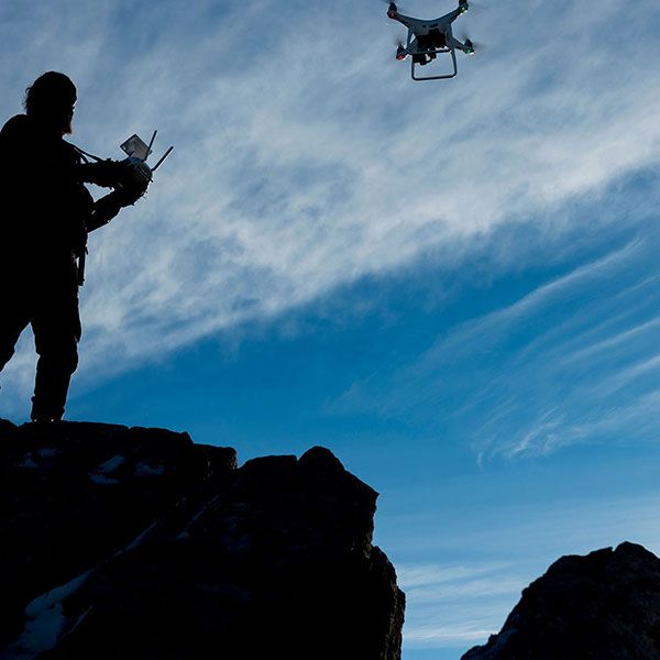 Drone suivi de chantier