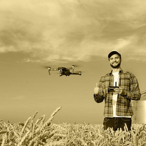 Drone surveillance chantier