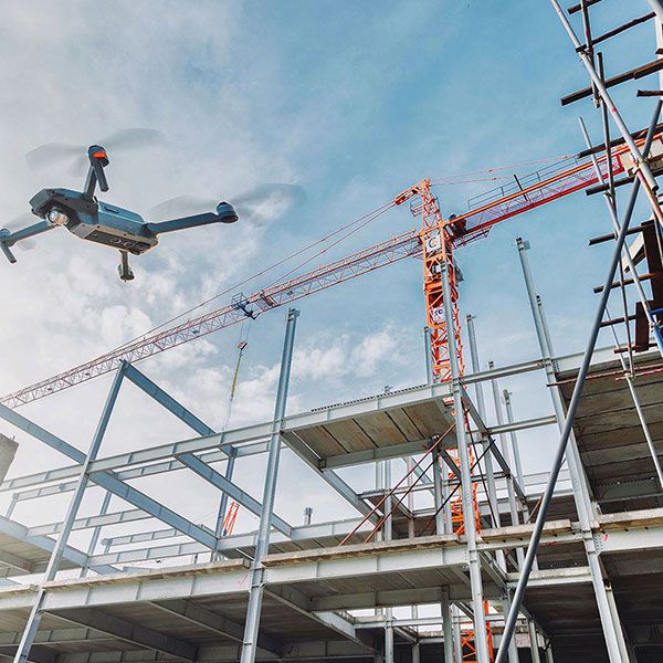 Suivi de chantier par drone