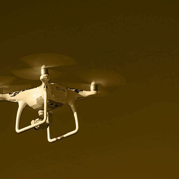 Visite par drone