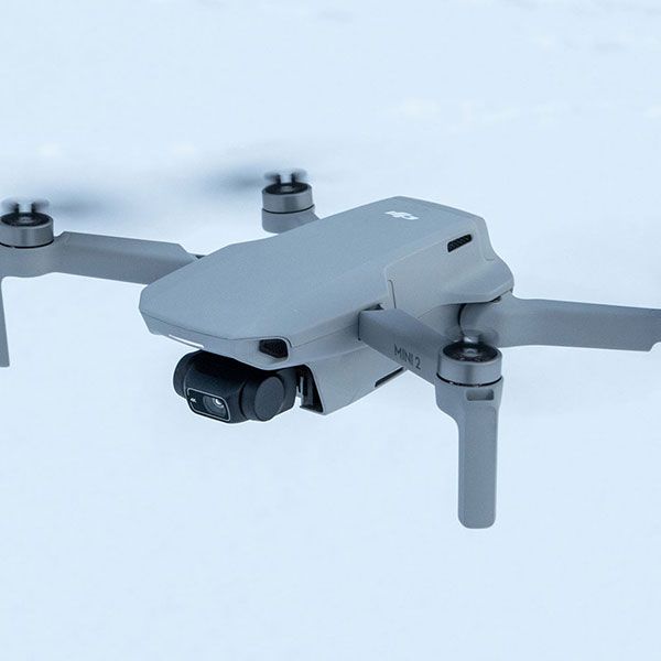 Visite par drone