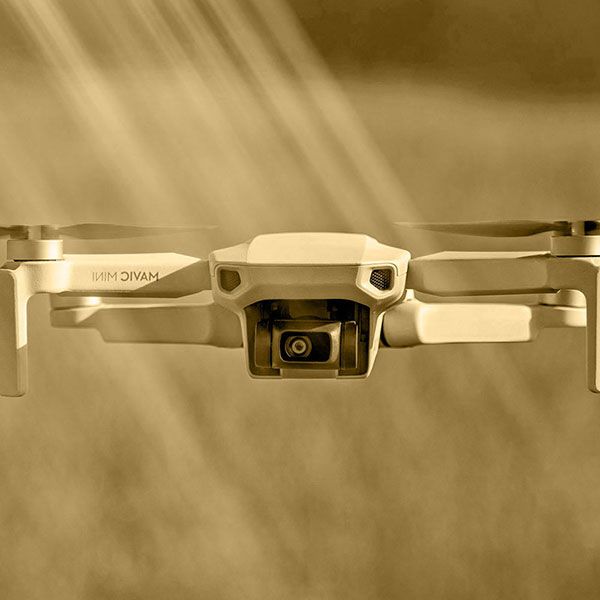 Visite par drone