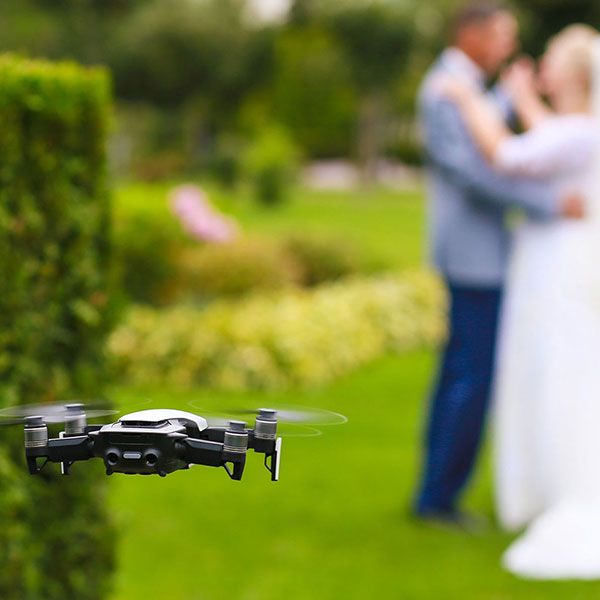 Visite par drone
