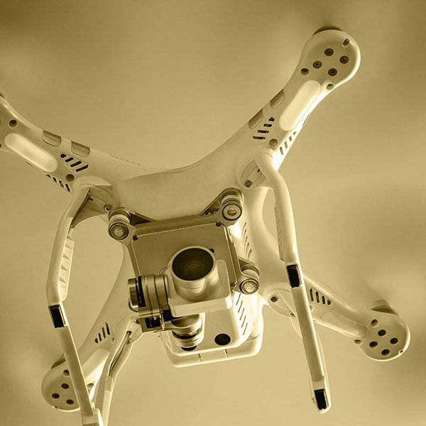Visite par drone