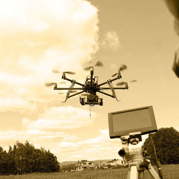 Photo mariage drone
