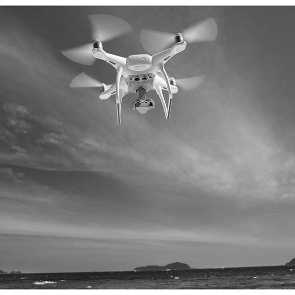 Mariage filmé par drone