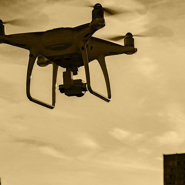 Drone professionnel mariage