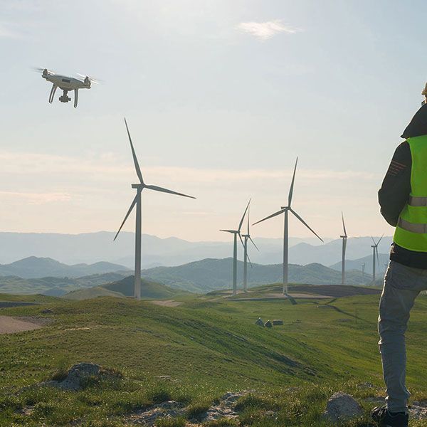 Drone professionnel mariage