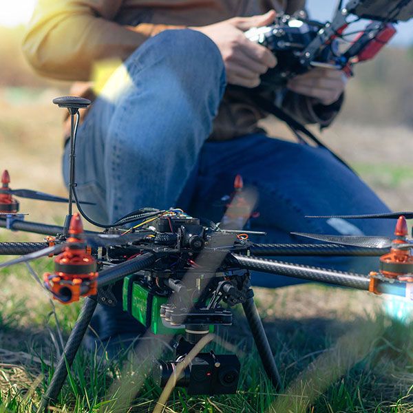 Drone professionnel mariage