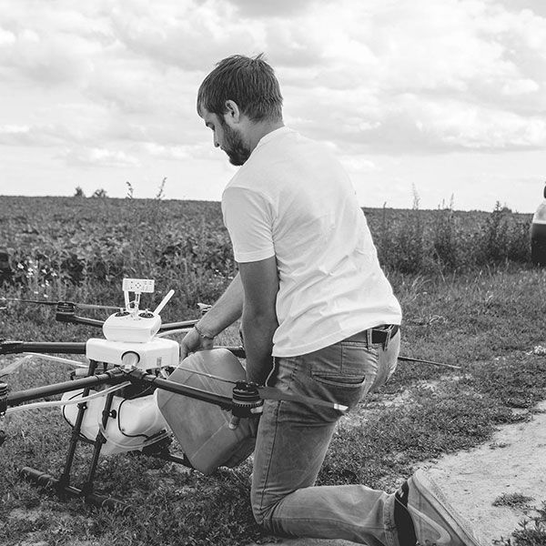 Photo mariage drone