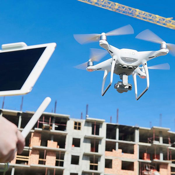 Drone professionnel mariage