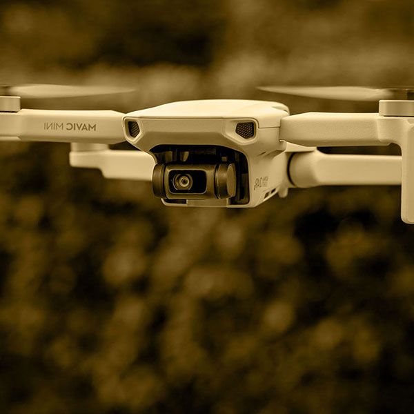 Mariage filmé par drone