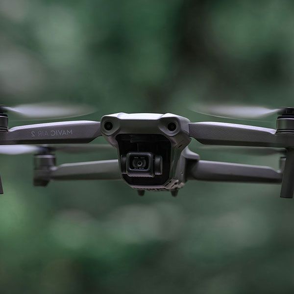 Mariage filmé par drone