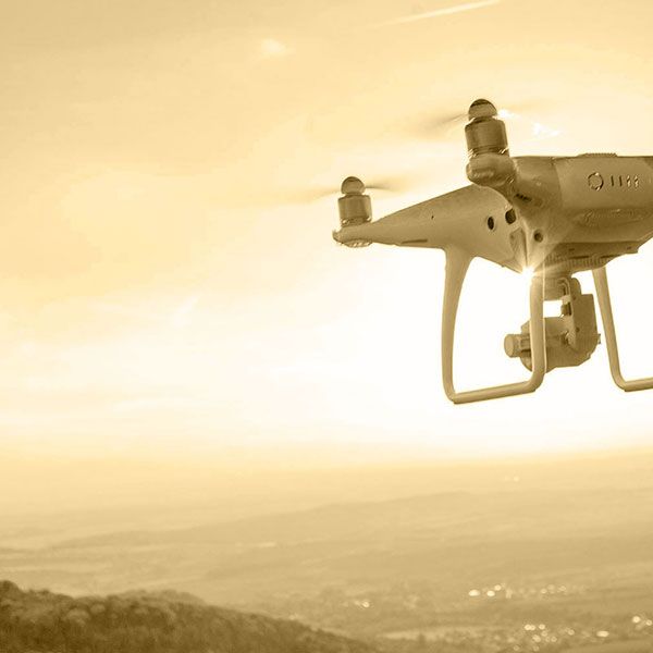Drone professionnel mariage
