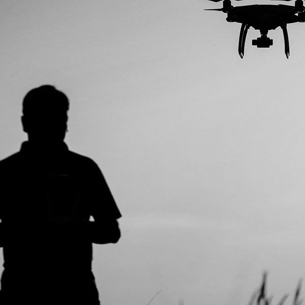 Film drone mariage