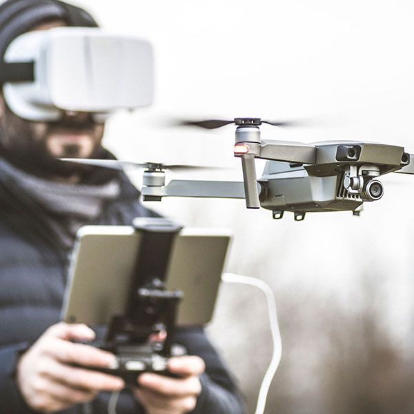 Photo mariage drone
