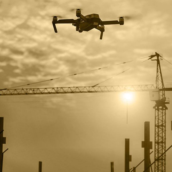 Drone professionnel mariage