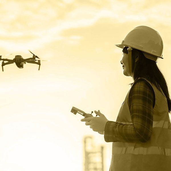 Drone professionnel mariage