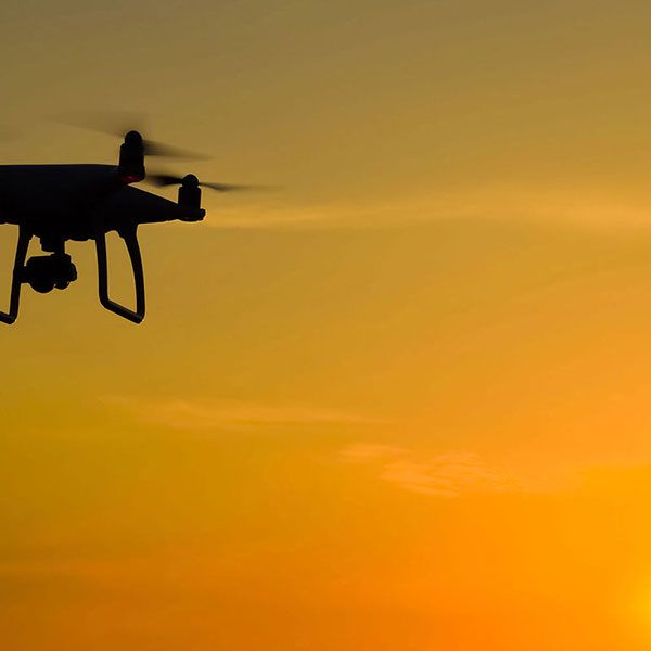Drone professionnel mariage