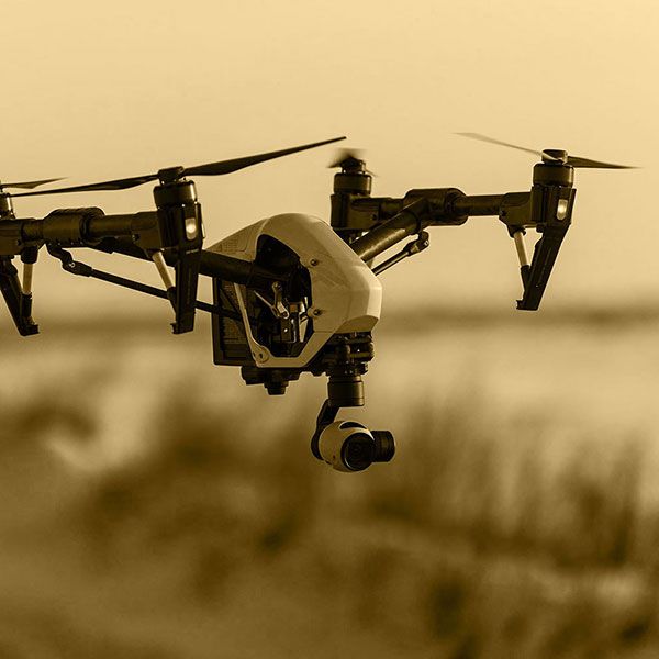 Drone professionnel mariage