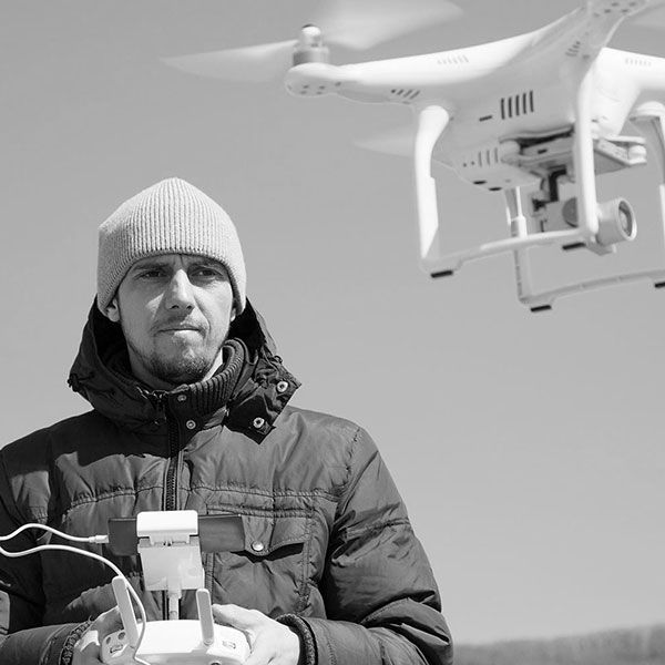 Video drone mariage